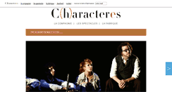 Desktop Screenshot of characteres.com